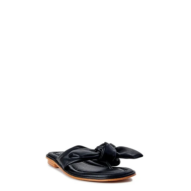 Time and Tru Women's Bow Thong Sandal (Wide Width Available) - Walmart.com | Walmart (US)