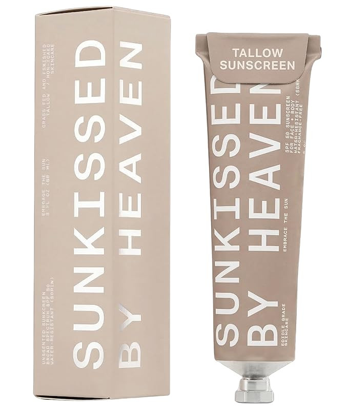 Jay Alvarrez Beef Tallow Sunscreen SPF 50 – Grass-Fed Tallow & Zinc Oxide Mineral Sunscreen, No... | Amazon (US)