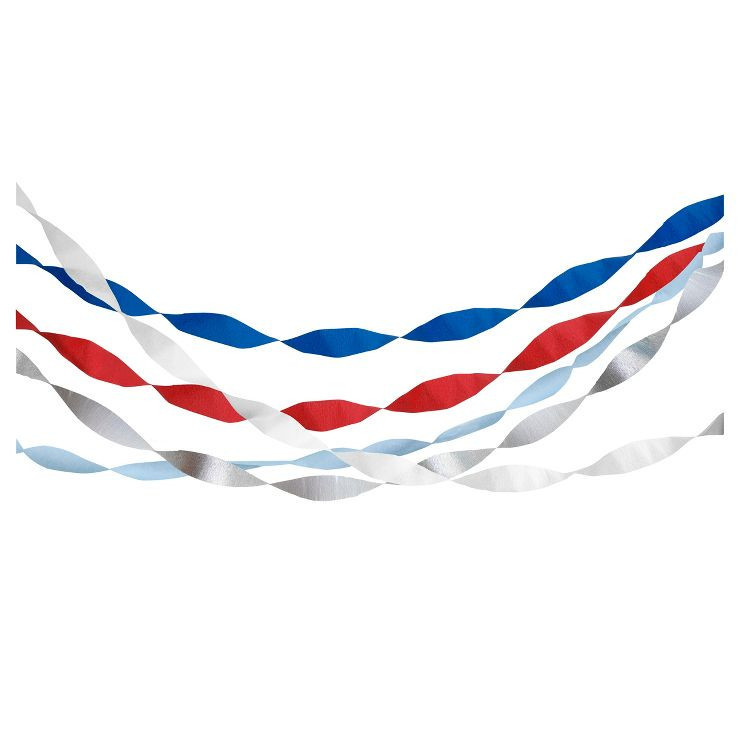 Meri Meri 4th of July Streamers (Pack of 5) | Target