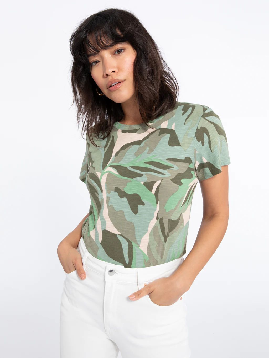 The Perfect Tee Palm Camo | Sanctuary Clothing