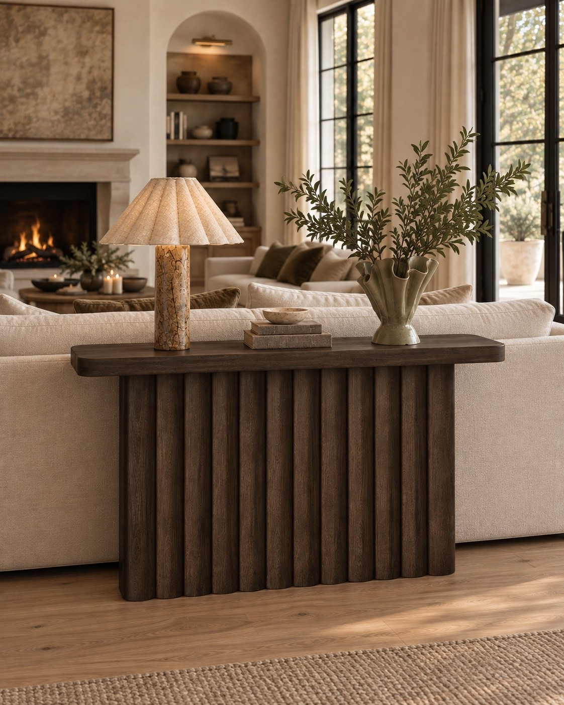 I love the texture of this console table! The perfect piece to add warmth to any entryway or tucked behind a sofa. All Wayfair finds and favorites!

#LTKHome