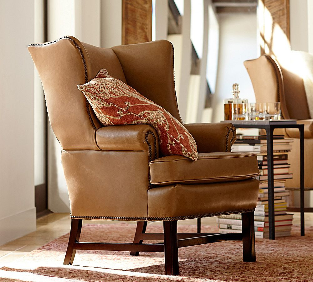 Thatcher Leather Chair | Pottery Barn (US)