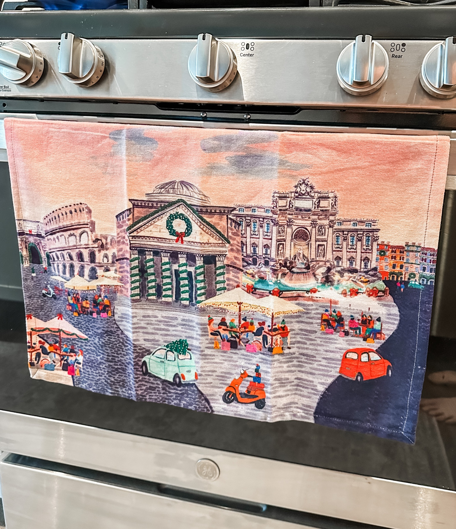 The CUTEST holiday dish towels featuring Rome / Paris / Chicago / NYC & London!! 😍🌎  holiday tea towel / travel tea towel / holiday in the city / Anthropologie dish towel / gift ideas / rome, italy / travel decor 

#LTKHoliday #LTKhome #LTKSeasonal