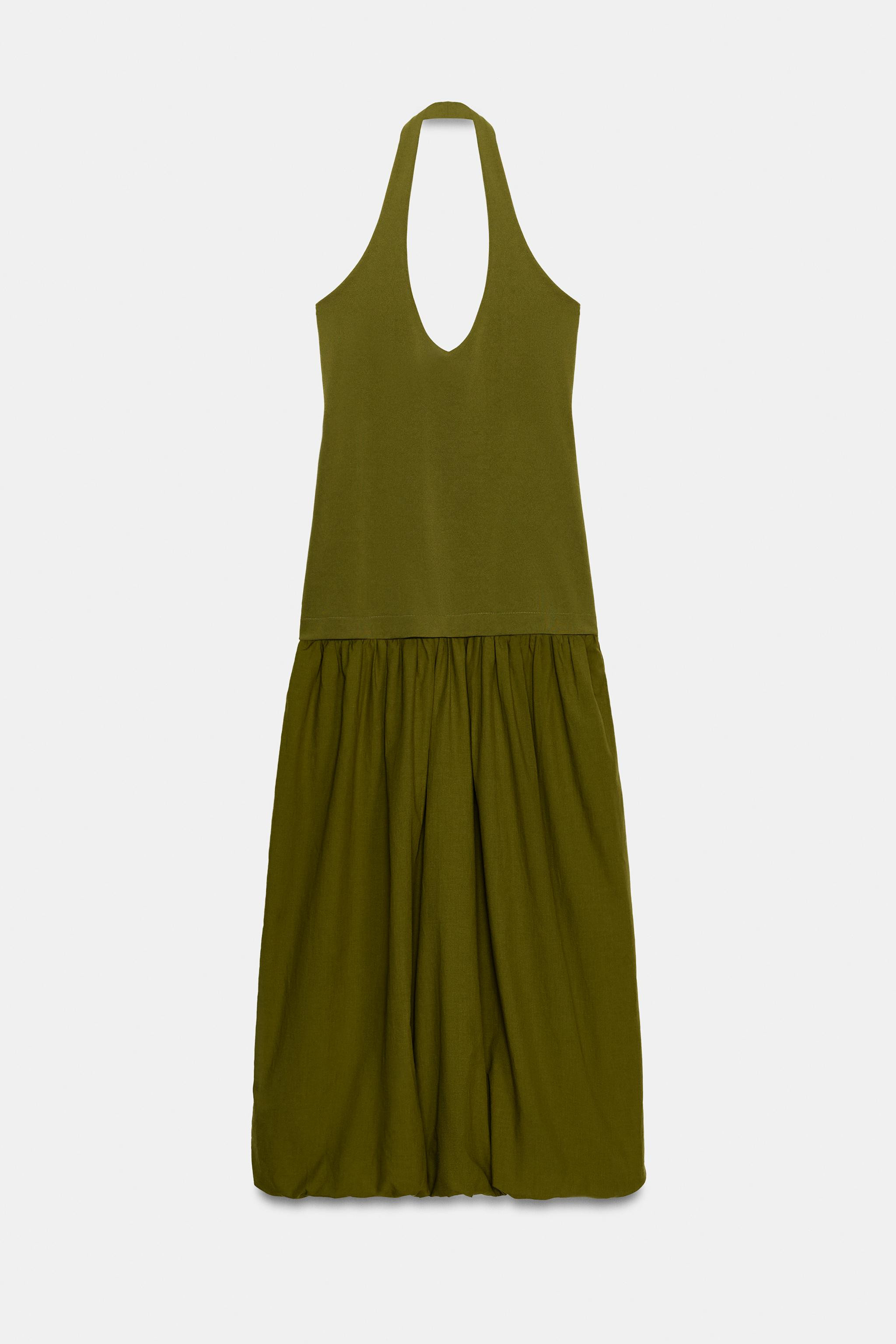 COMBINATION BUBBLE DRESS | Zara US