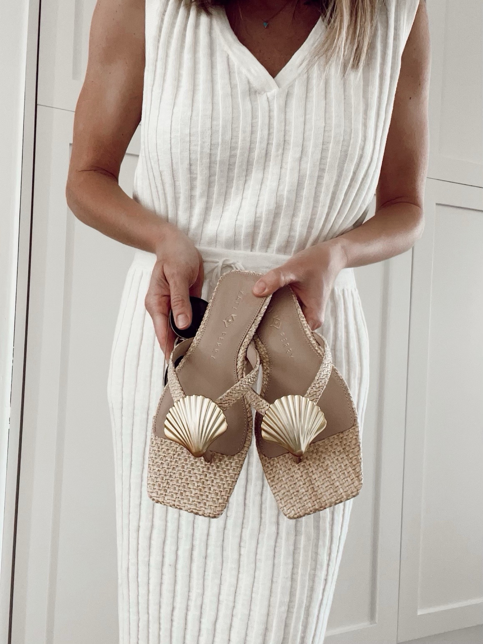 Shell detail sandals under $80 + free people sweater set (size xs) 

#LTKshoecrush #LTKstyletip #LTKfindsunder100