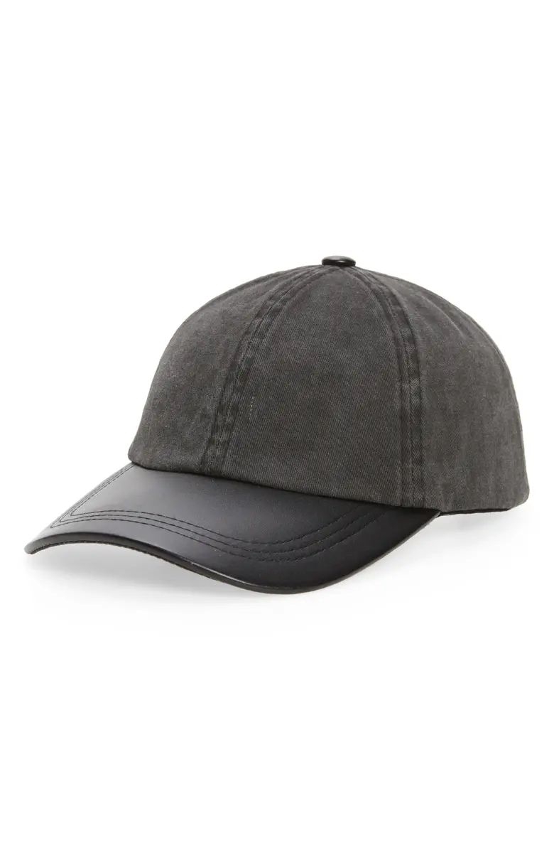 Mixed Media Baseball Cap | Nordstrom | Nordstrom