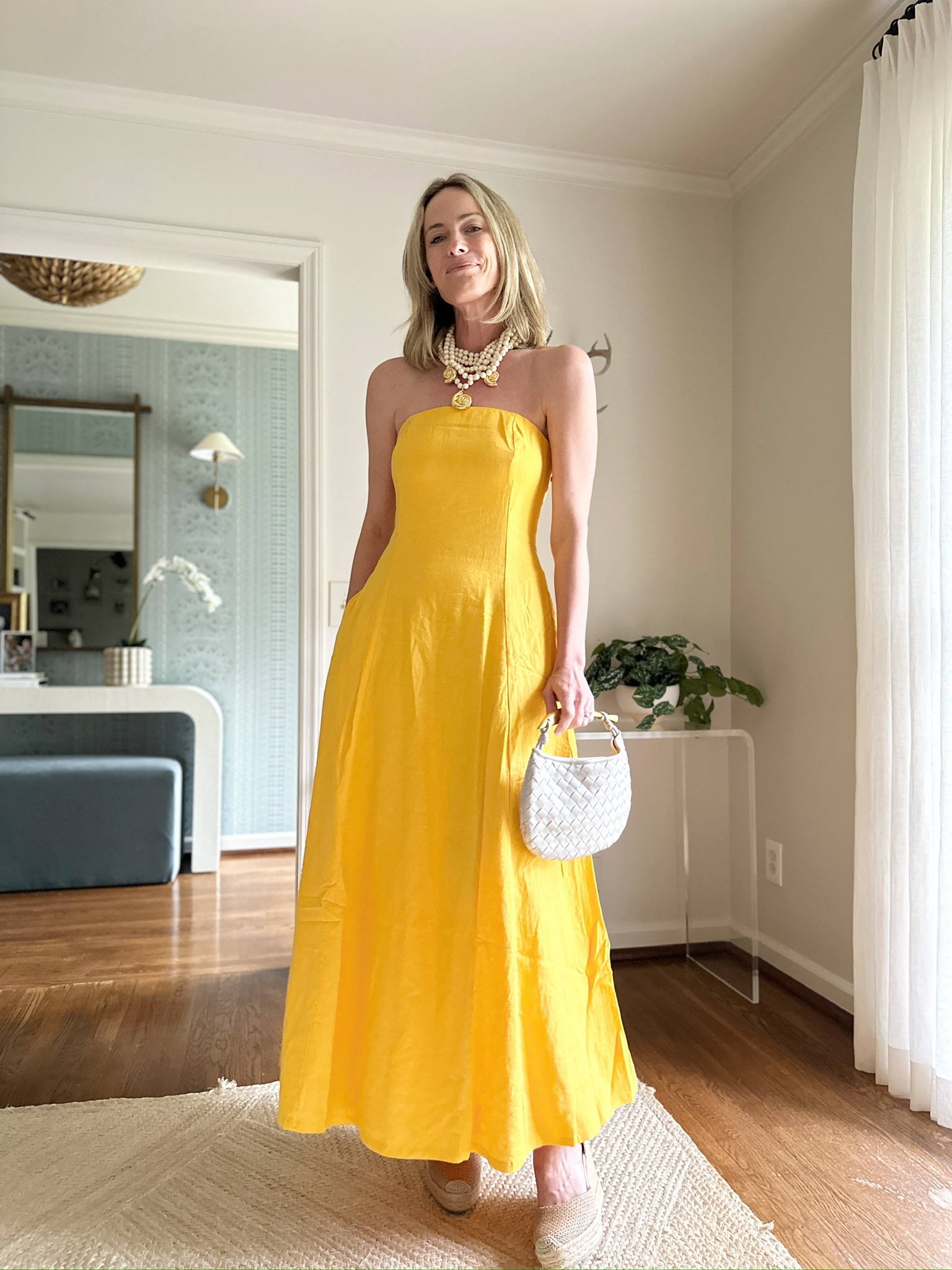 amazon yellow bridesmaid dresses Plus-Size Long Casual Sleeveless Maxi Dress Light Taupe / XLarge