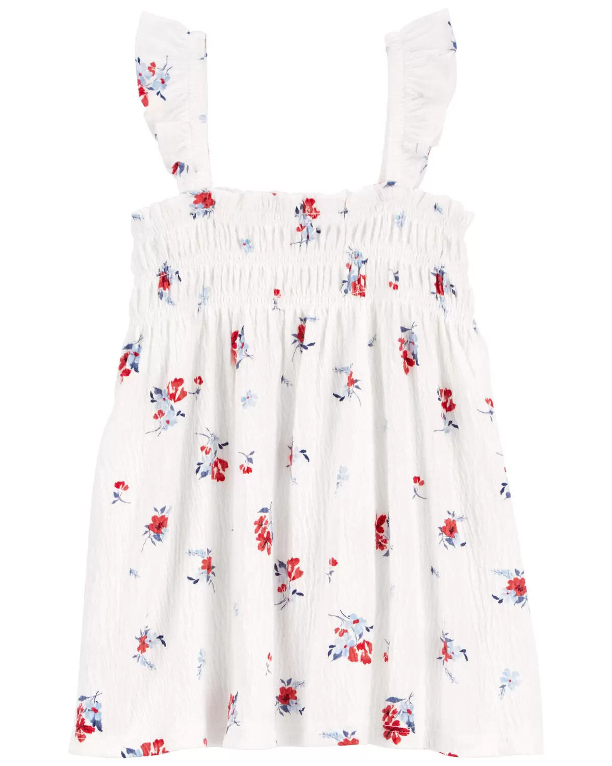 Toddler Floral Print Crinkle Jersey Tank | Carter's