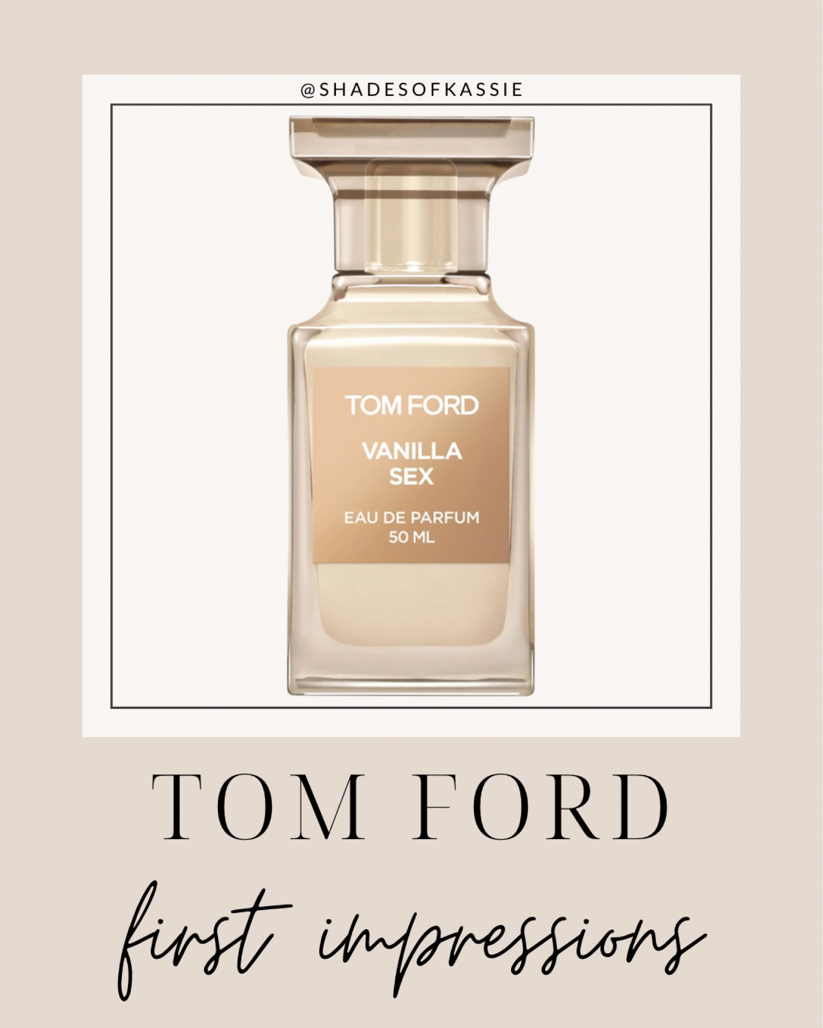 Tom fords newest fragrance! 