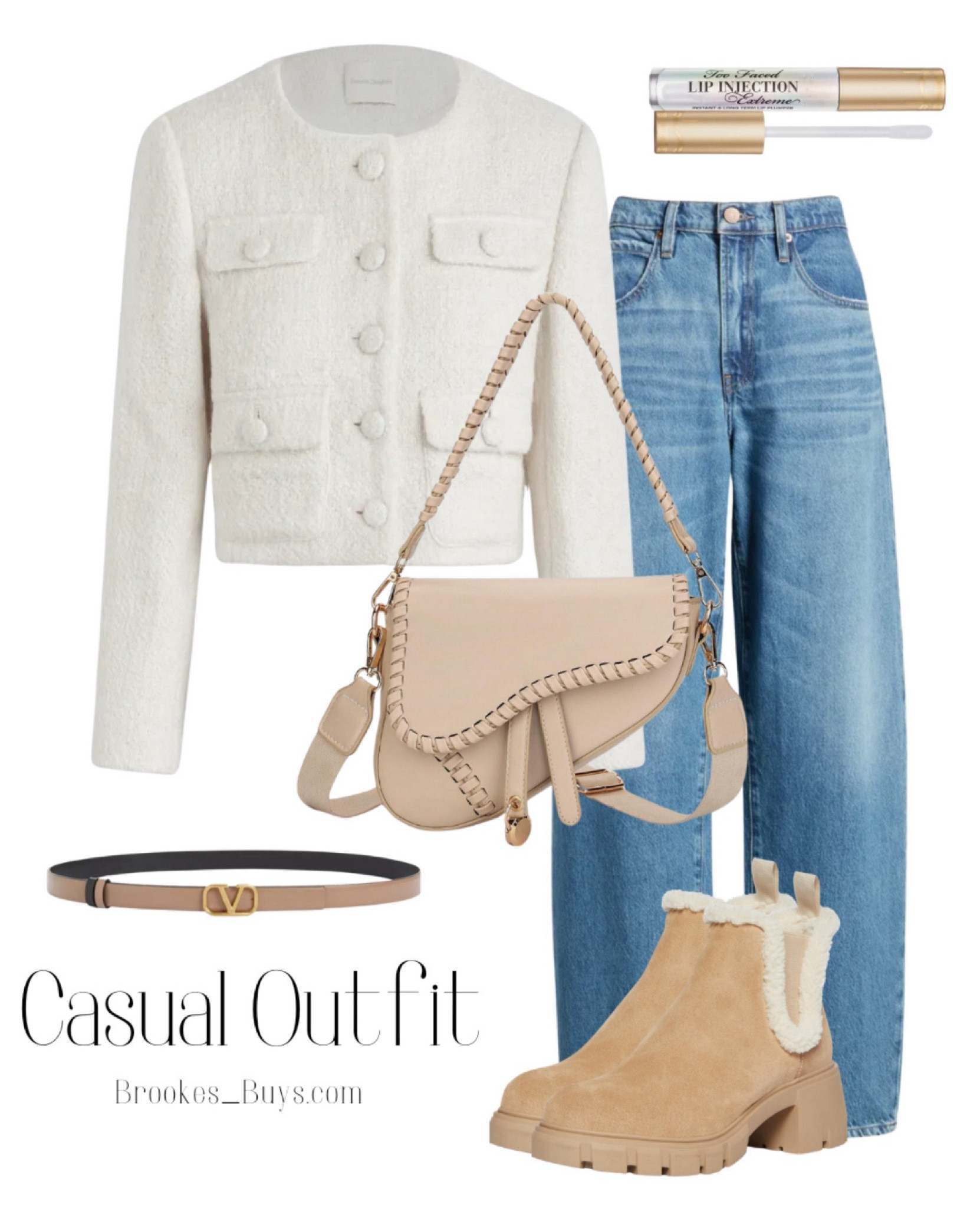 I love the button details on this crop jacket. These bucket jeans are so comfortable  

#LTKStyleTip #LTKShoeCrush #LTKSeasonal