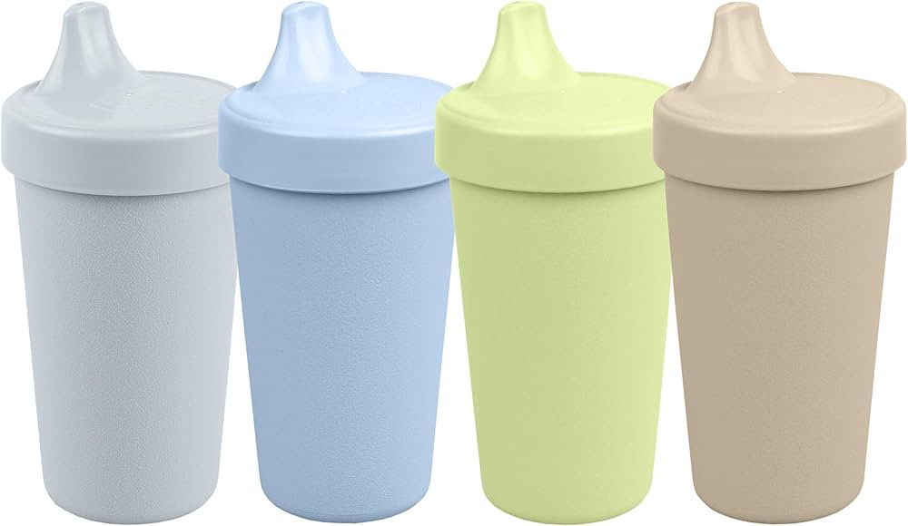 Re Play Made in USA 10 Oz. Sippy Cups for Toddlers, Pack of 4 - Reusable Spill Proof Cups for Kid... | Amazon (US)