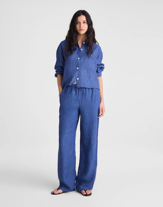 Pull-On Pants in 100% Linen | Madewell