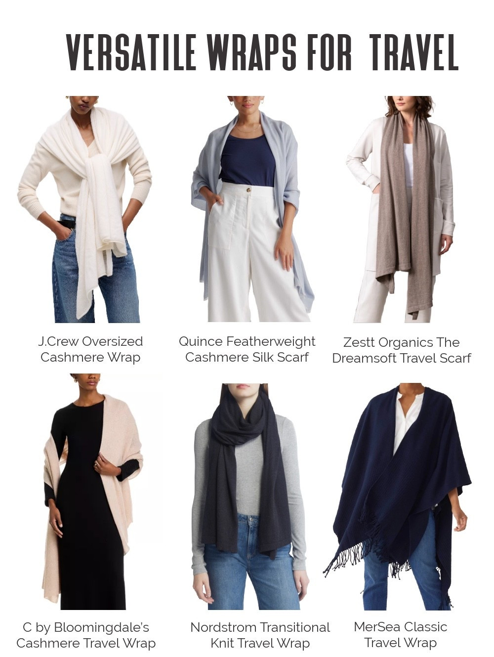 The perfect travel layer. These lightweight wraps and scarves are cozy for flights, stylish for sightseeing, and easy to pack. Dress them up or down,  they’re a must for every carry-on!

#TravelWrap #ScarfStyle #TravelWardrobe #PackLightTravelSmart #AirplaneOutfit #TravelAccessories #CapsuleWardrobe #fallstyle #TravelStyle #PackingEssentials

#LTKTravel #LTKautumn #LTKStyleTip