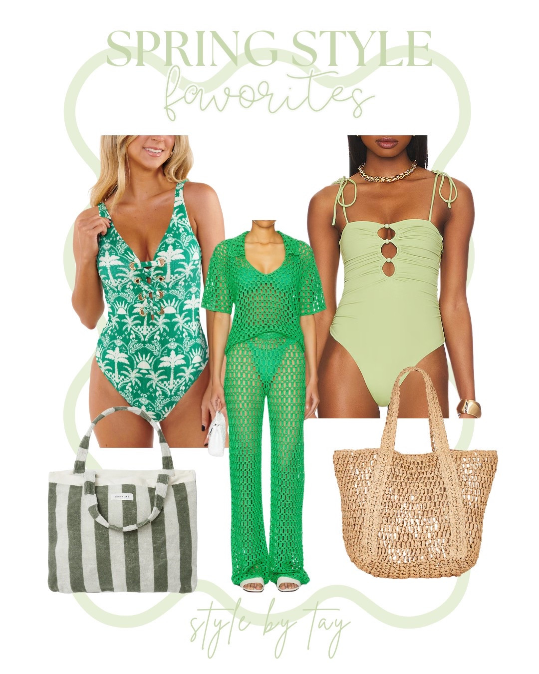 Green swim styles & beach bags I love

summer outfit, vacation outfit, swim outfit 

#LTKTravel #LTKSwim #LTKSeasonal