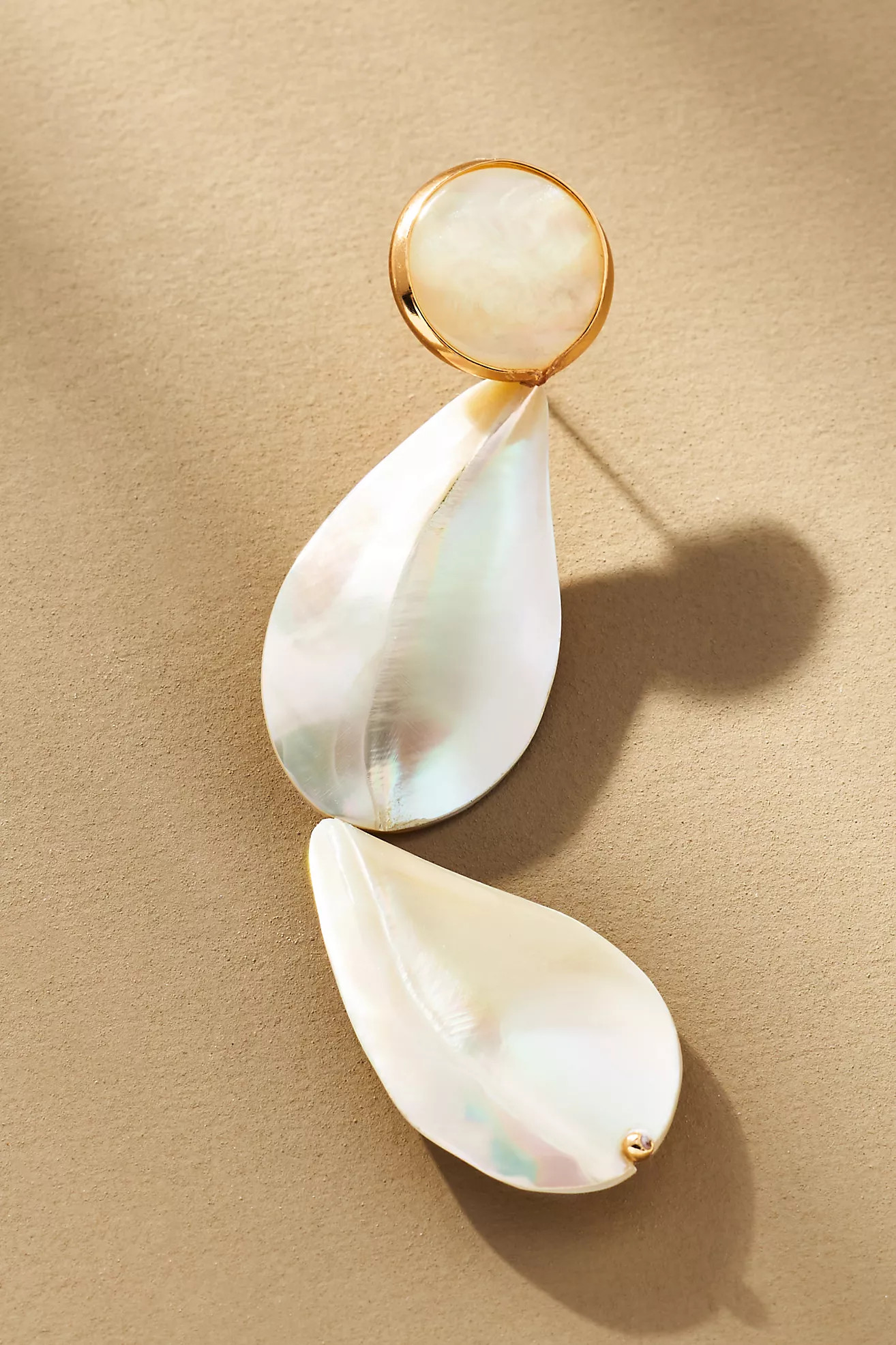 Triple Mother-of-Pearl Drop Earrings | Anthropologie (US)