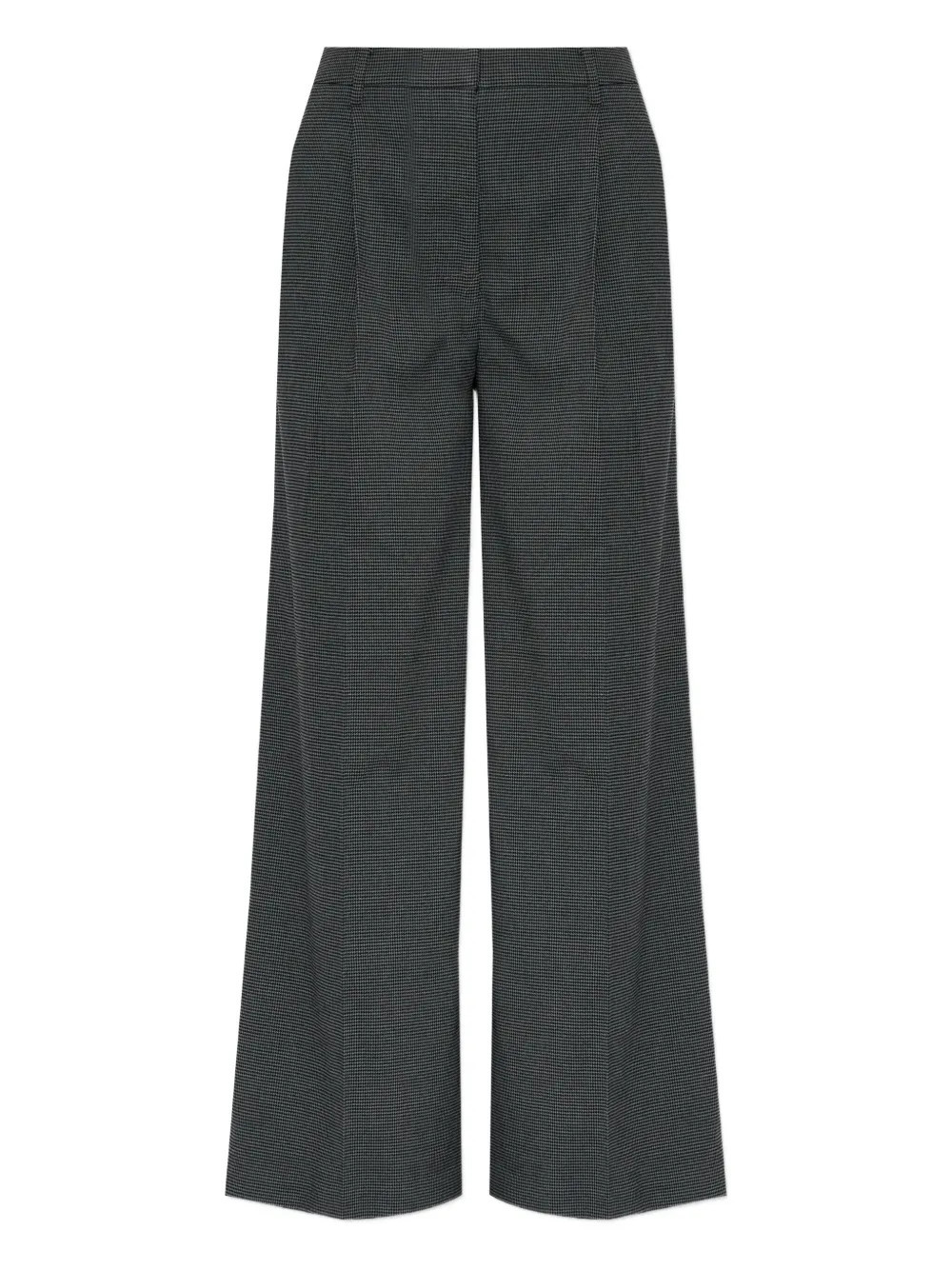 MUNTHE houndstooth trousers - Grey | Farfetch Global