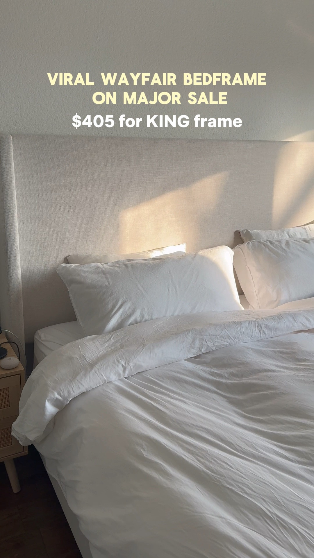 Wayfair bedframe, neutral bed frame, king bed frame, bed frame on sale, Wayfair sale

#LTKSaleAlert #LTKHome #LTKSeasonal