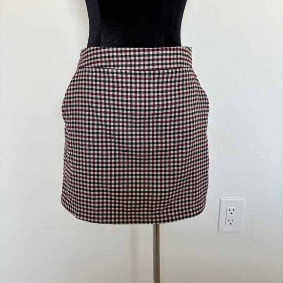 Abercrombie & Fitch Plaid Mini Skort with Pockets | Poshmark