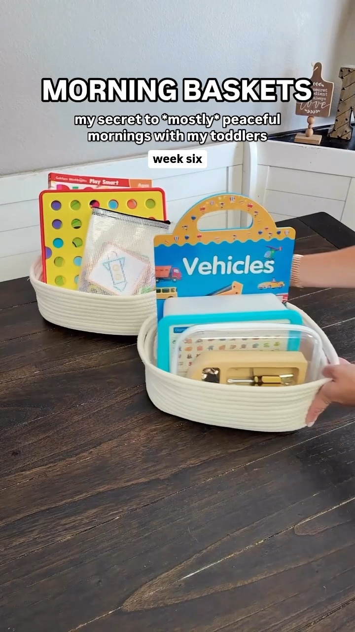 6 full weeks of morning baskets for my toddlers! With everyone gearing up for back to school, it’s a perfect time to start these. They don’t have to be for just morning time and can be great for quiet time activity when they get home!



#LTKFamily #LTKBaby #LTKKids