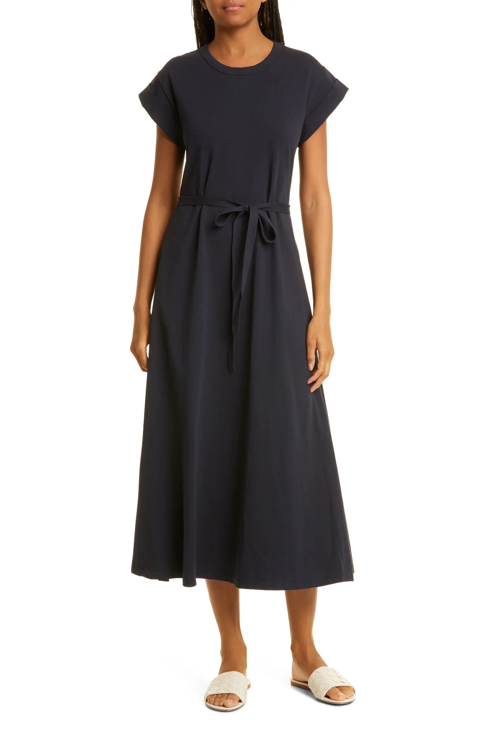 A-Line Jersey Midi Dress | Nordstrom