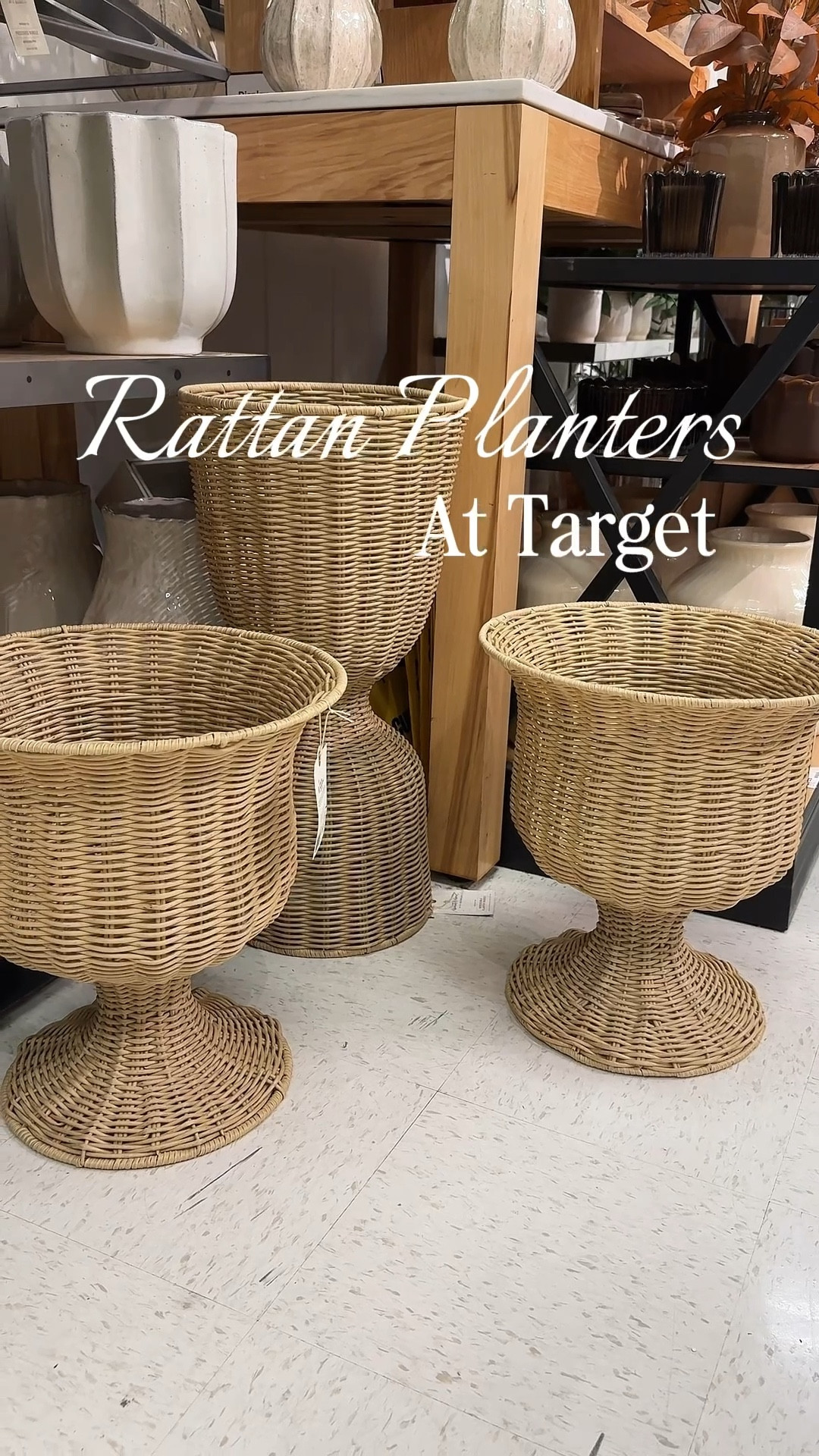 These rattan planters at target are soooo cute for styling year round! I think I’ll grab these as wedding decor to put flowers in!!

target fall 

#LTKautumn #LTKHome #LTKSeasonal
