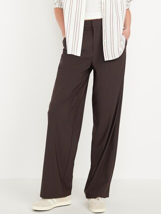 High-Waisted SleekTech Trouser Pants | Old Navy | Old Navy (US)