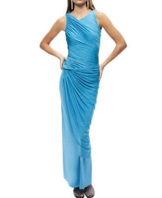 Nocturne Draped Sleeveless Maxi Dress | Bloomingdale's (US)