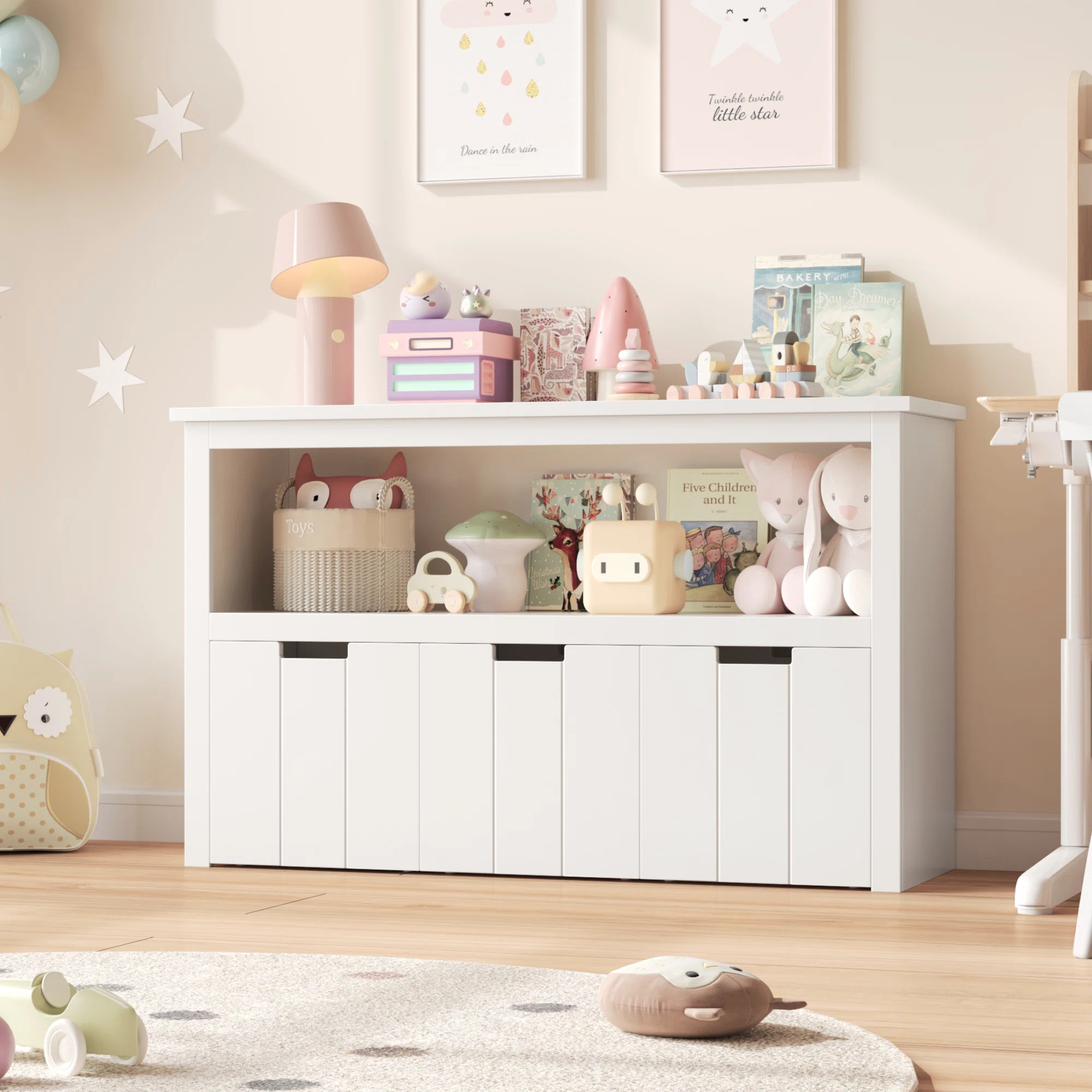 Wade Logan® Bayze Bookcase with Removable Drawers, White & Reviews | Wayfair | Wayfair North America