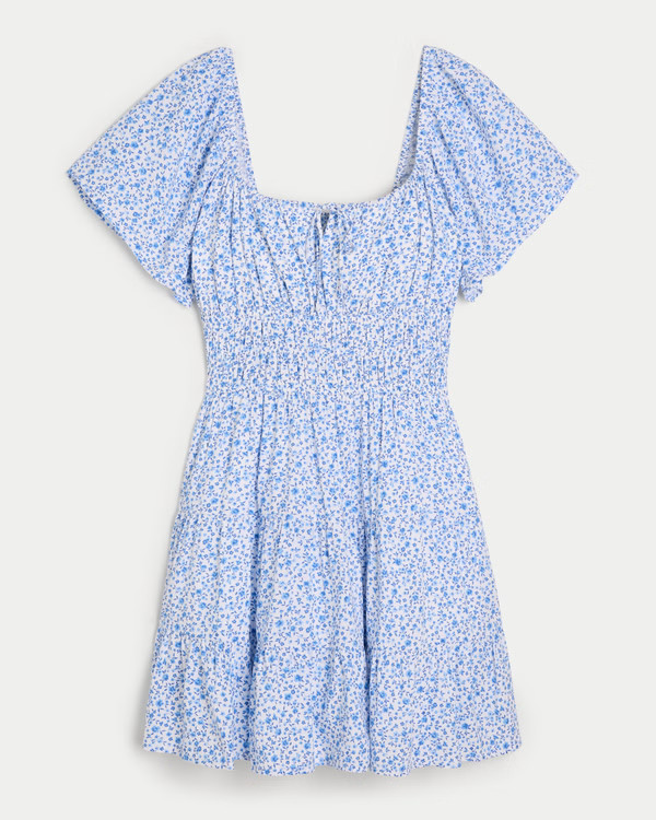 Open Back Channeled Skort Dress | Hollister (US)