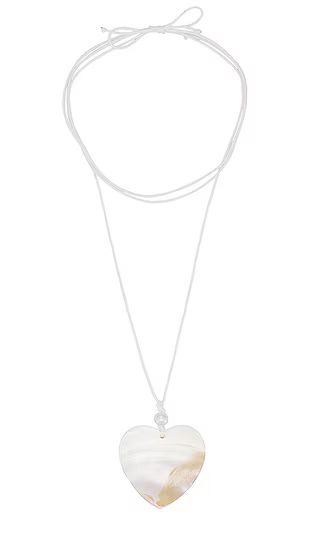 Cara Necklace in White | Revolve Clothing (Global)