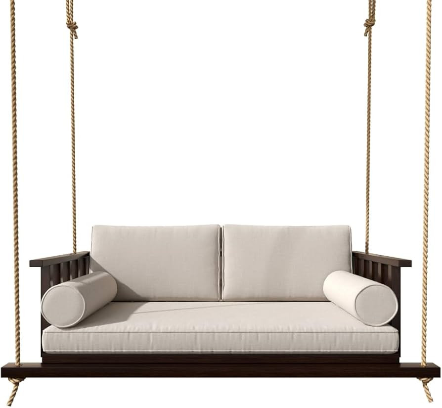 The Madison Steel Daybed Porch Swing with Included Outdoor Cushion Set | Amazon (US)