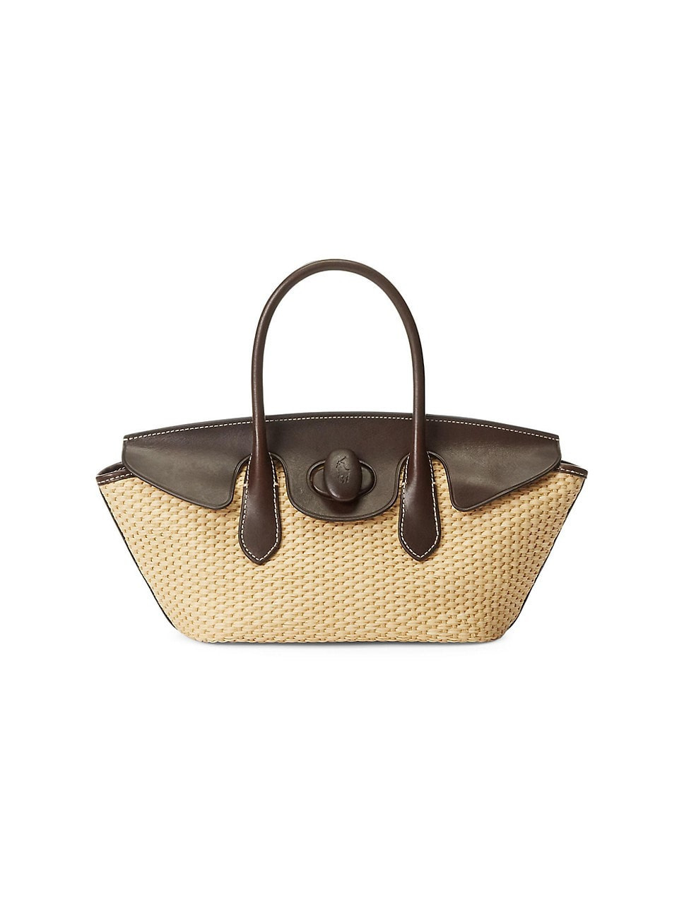 Medium Raffia Satchel | Saks Fifth Avenue