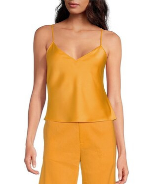 Gianni Bini Harper Satin V-Neck Cami | Dillard's | Dillard's