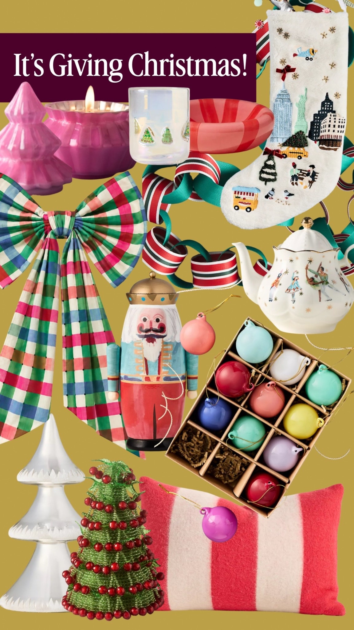 It’s getting closer to the best time of the year! Can’t get over these Christmas decor items. Loving all the fun colors and patterns! 💕🎄

#LTKHome #LTKSeasonal #LTKAnthropolgie