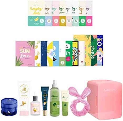 FaceTory Ultimate Story Collection 4.0 with Skincare Fridge and Facial Sheet Masks for Hydrating,... | Amazon (US)