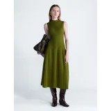 Scoop Women's and Women's Plus Mock Neck Midi Sweater Dress, Sizes XS-4X | Walmart (US)