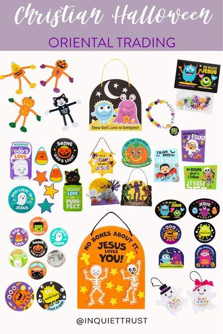 Celebrate Halloween with a touch of faith and fun with these items from Oriental Trading!
#christianhalloweendecor #trickortreat #kidsfavorite #basketfillers

#LTKhome #LTKkids #LTKHalloween