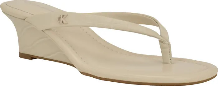 Calvin Klein Maggy Wedge Slide Sandal (Women) | Nordstromrack | Nordstrom Rack
