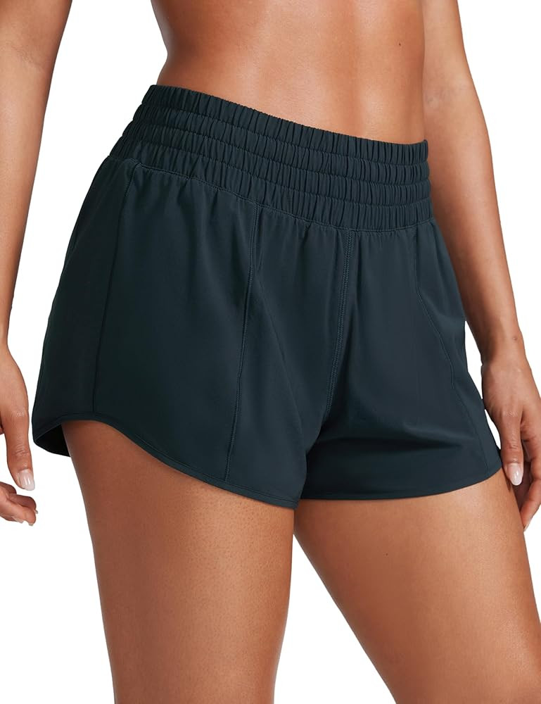 CRZ YOGA High Waisted Running Shorts | Amazon (US)
