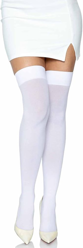 Leg Avenue Women's Solid Hue Thigh Highs | Amazon (US)