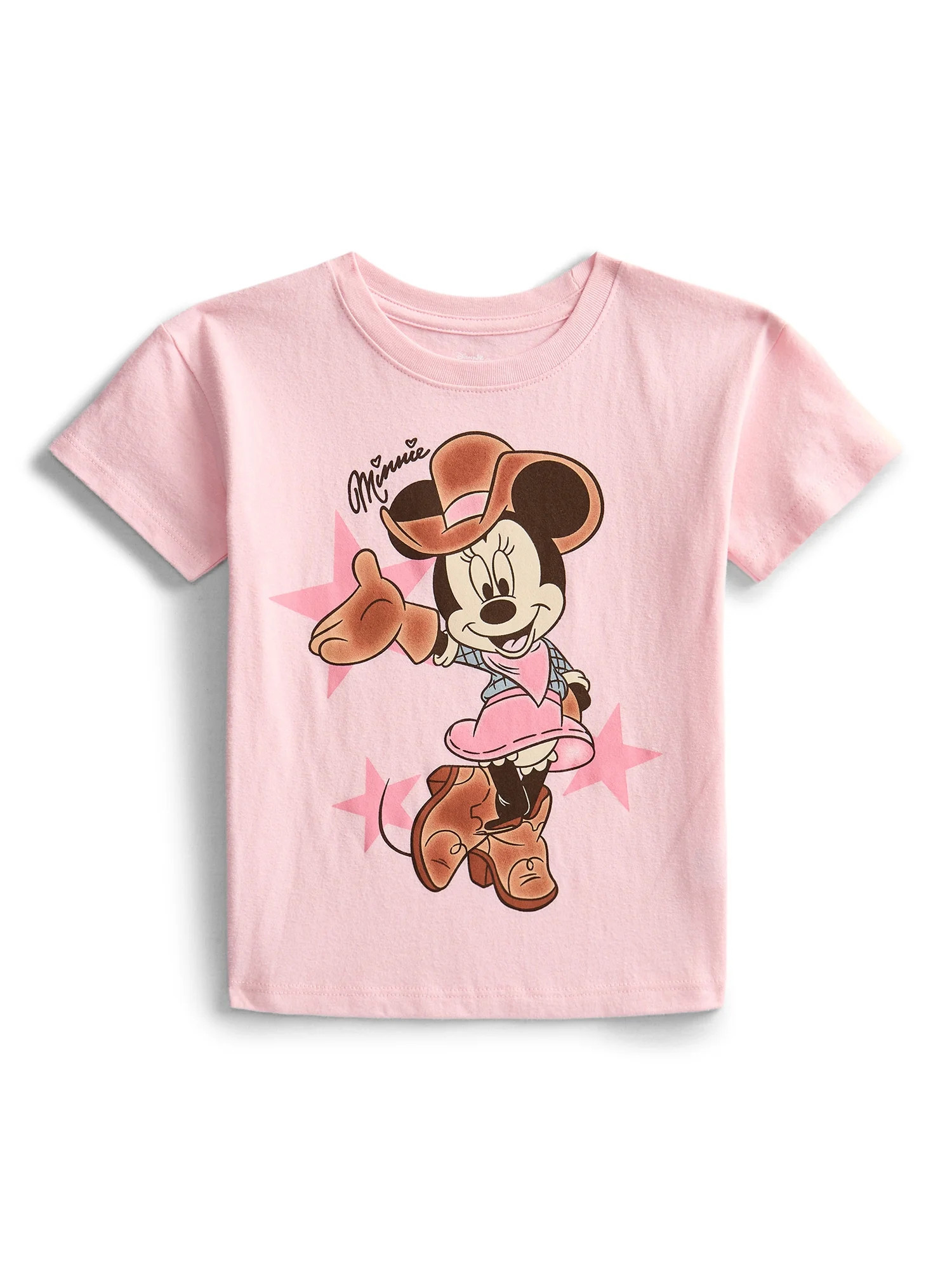 Minnie Mouse Toddler Graphic Crewneck Tee with Short Sleeves, Sizes 12M-5T | Walmart (US)