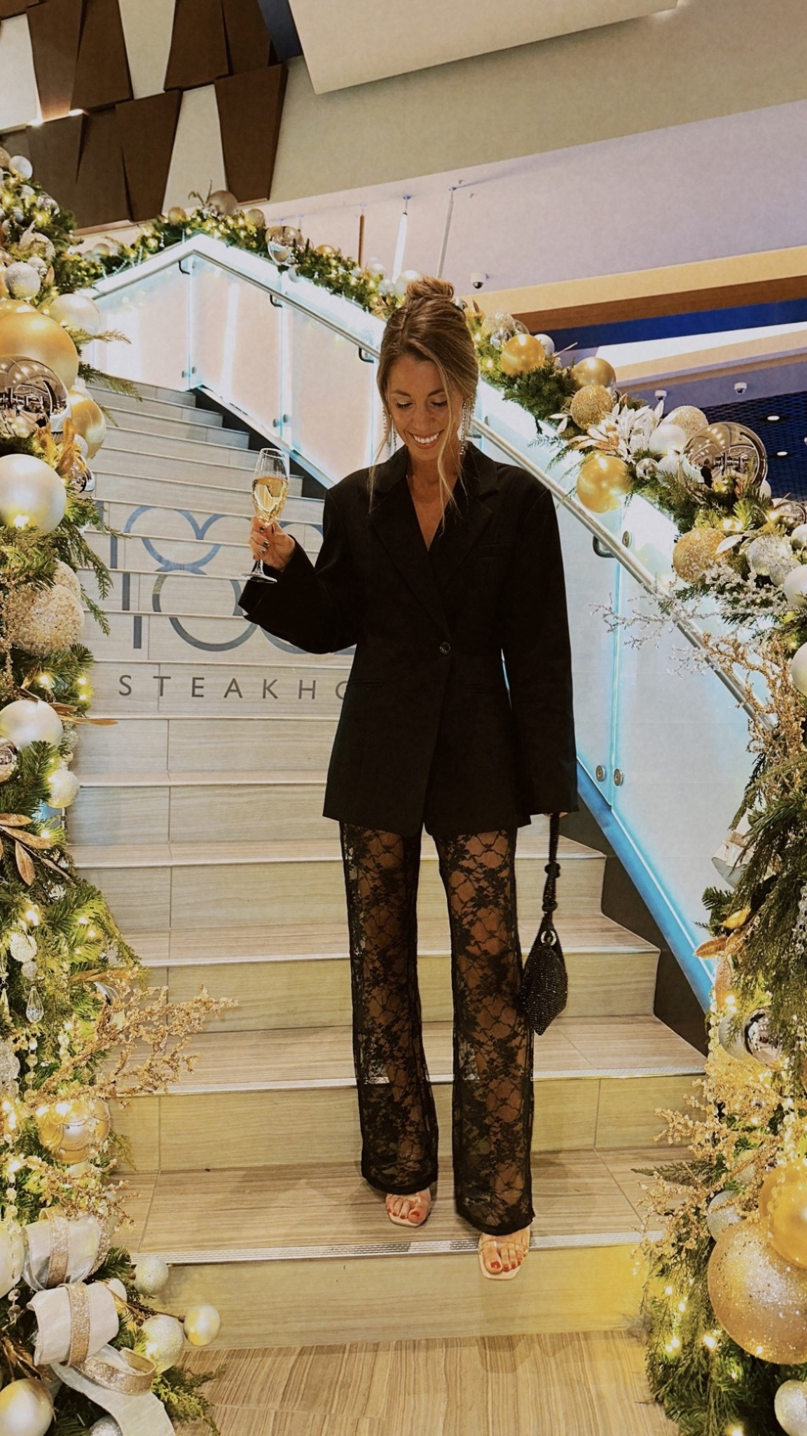 Linking similar lace pants and black blazer for this holiday outfit!! 


#LTKCyberWeek #LTKFindsUnder100 #LTKHoliday