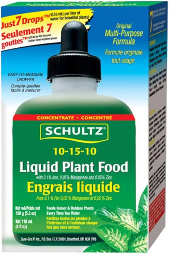 Schultz All Purpose Liquid Plant Food 10-15-10, 4 oz (1 Count) | Amazon (CA)