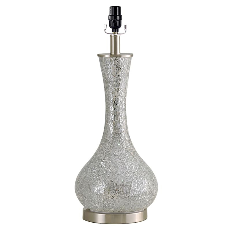 Silver Mosaic Table Lamp, 21" | At Home