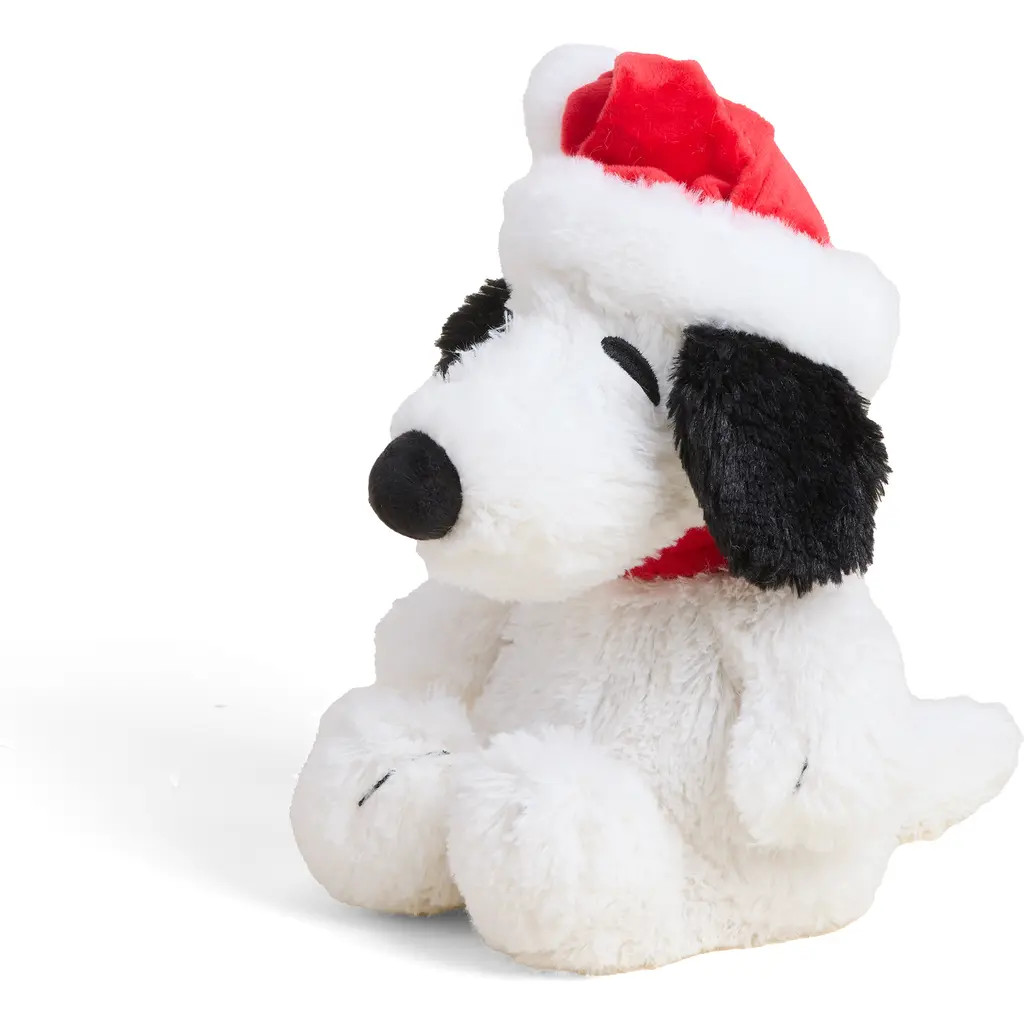 Warmies Snoopy with Santa Hat Plush Toy in Multi Color at Nordstrom | Nordstrom