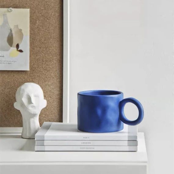 15oz Modern Mug Handmade Extra Large Mug Irregular Style - Etsy | Etsy (US)