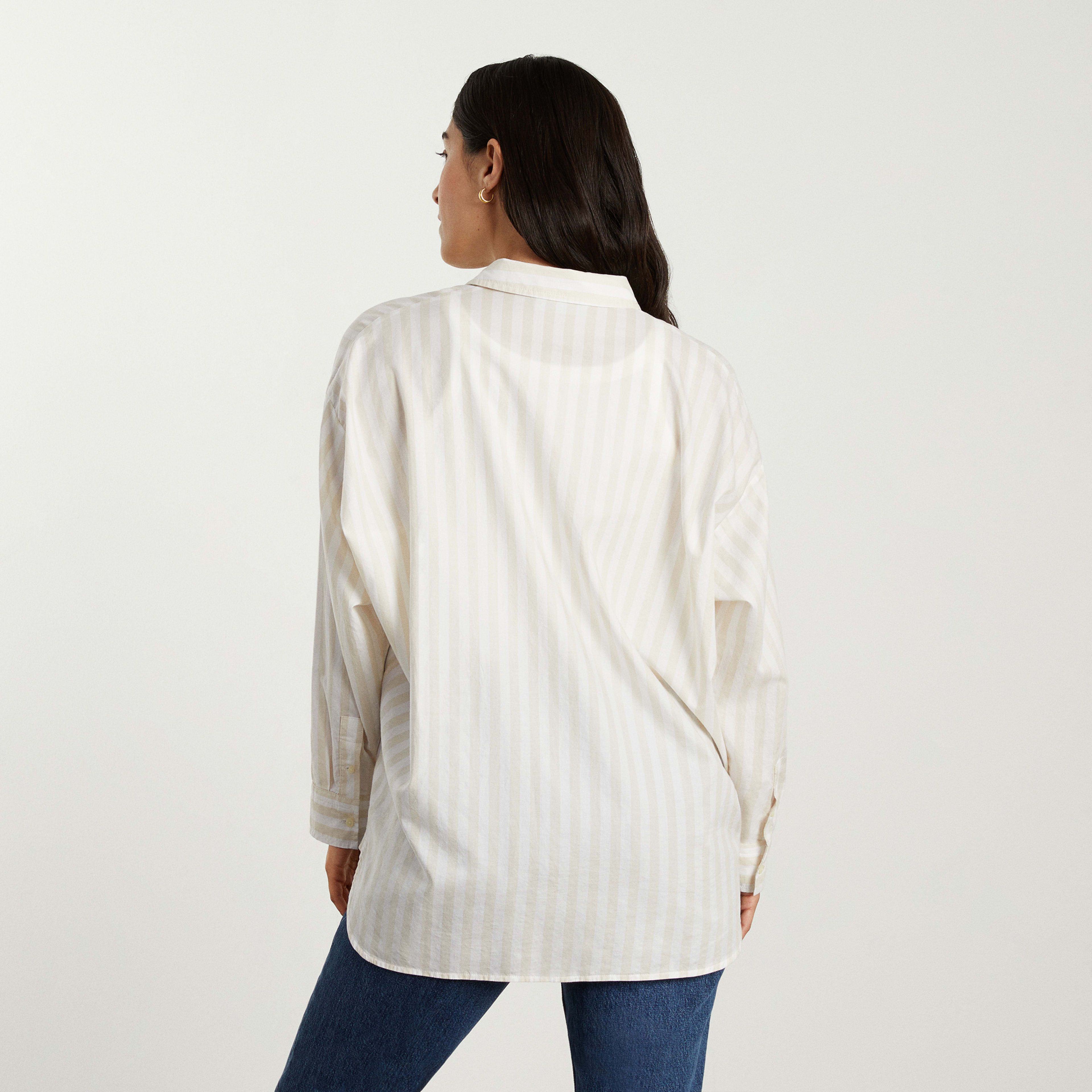 The Oversized Silky Cotton Shirt | Everlane