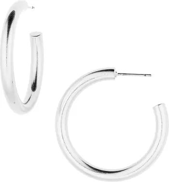 Madewell Chunky Medium Hoop Earrings | Nordstrom | Nordstrom