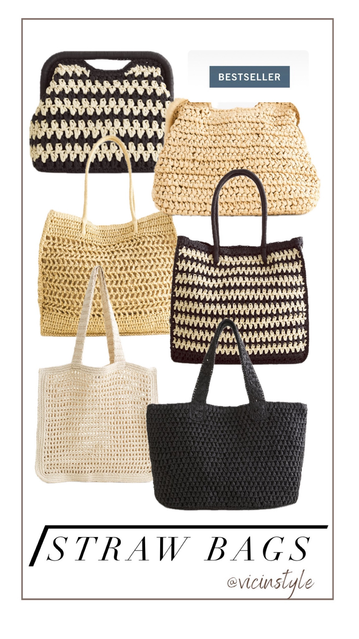 Straw bags! ✨🫶🏼

#LTKitbag #LTKSeasonal #LTKtravel