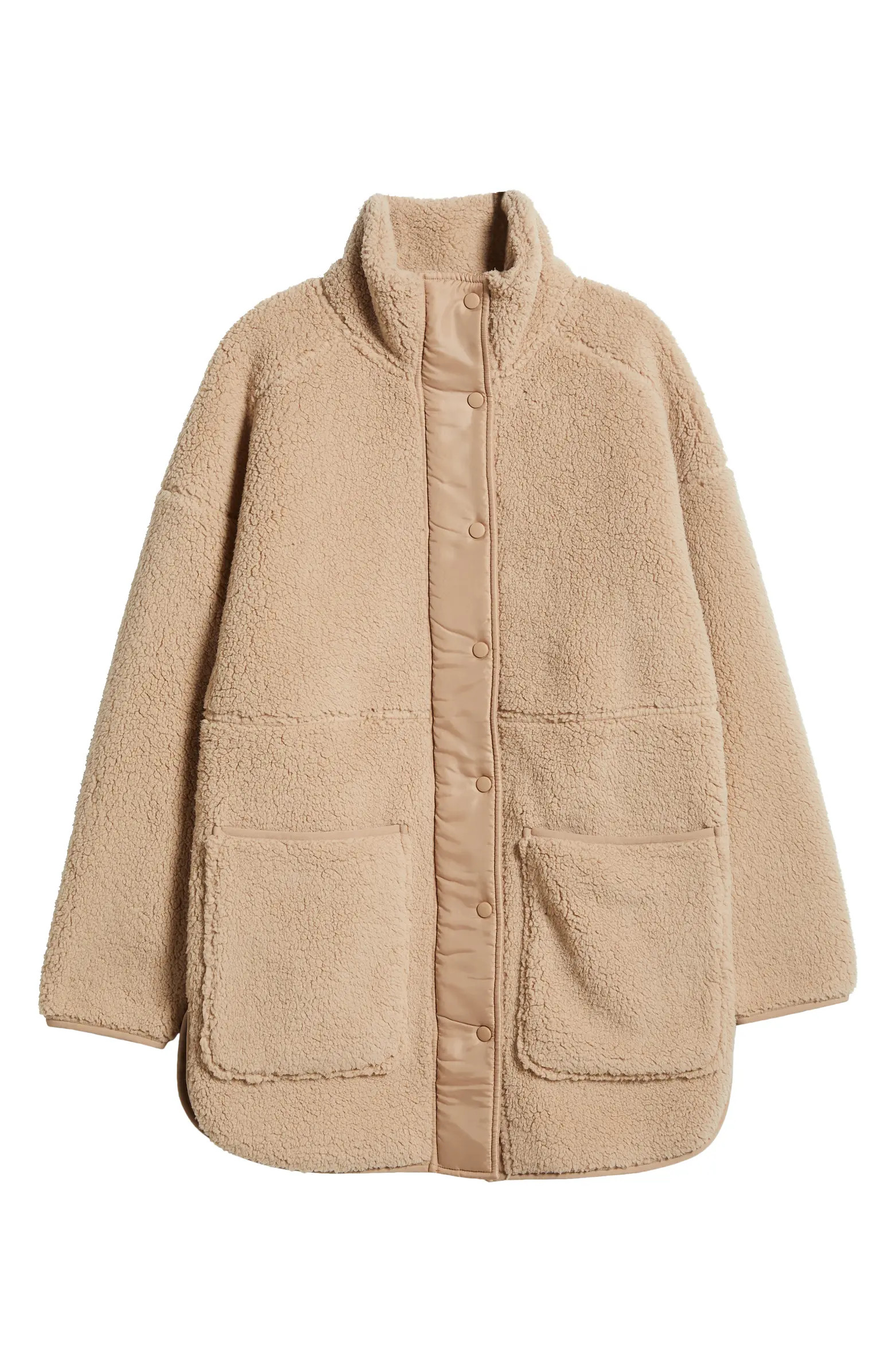 Cozy Faux Shearling Jacket | Nordstrom